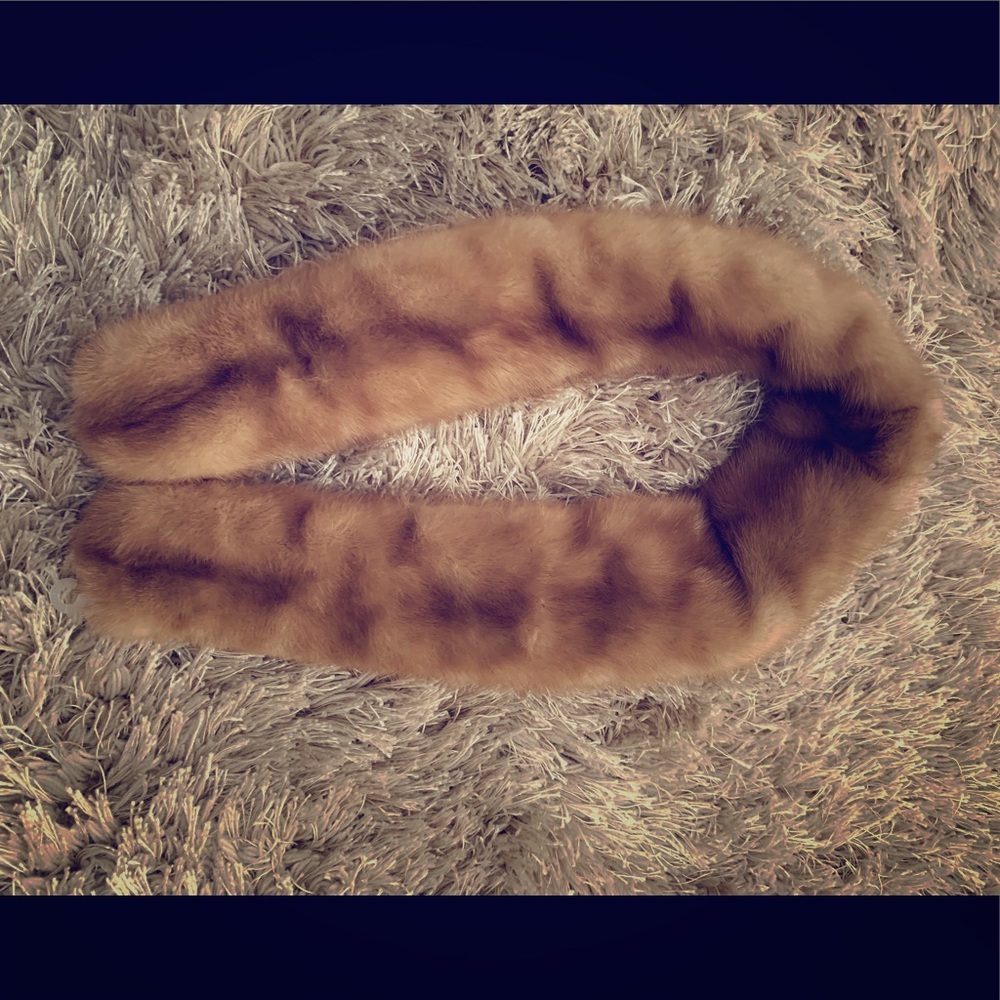 Vintage fur scarf